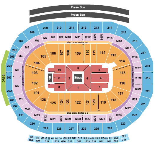 Little Caesars Arena Shane Gillis Seating Chart